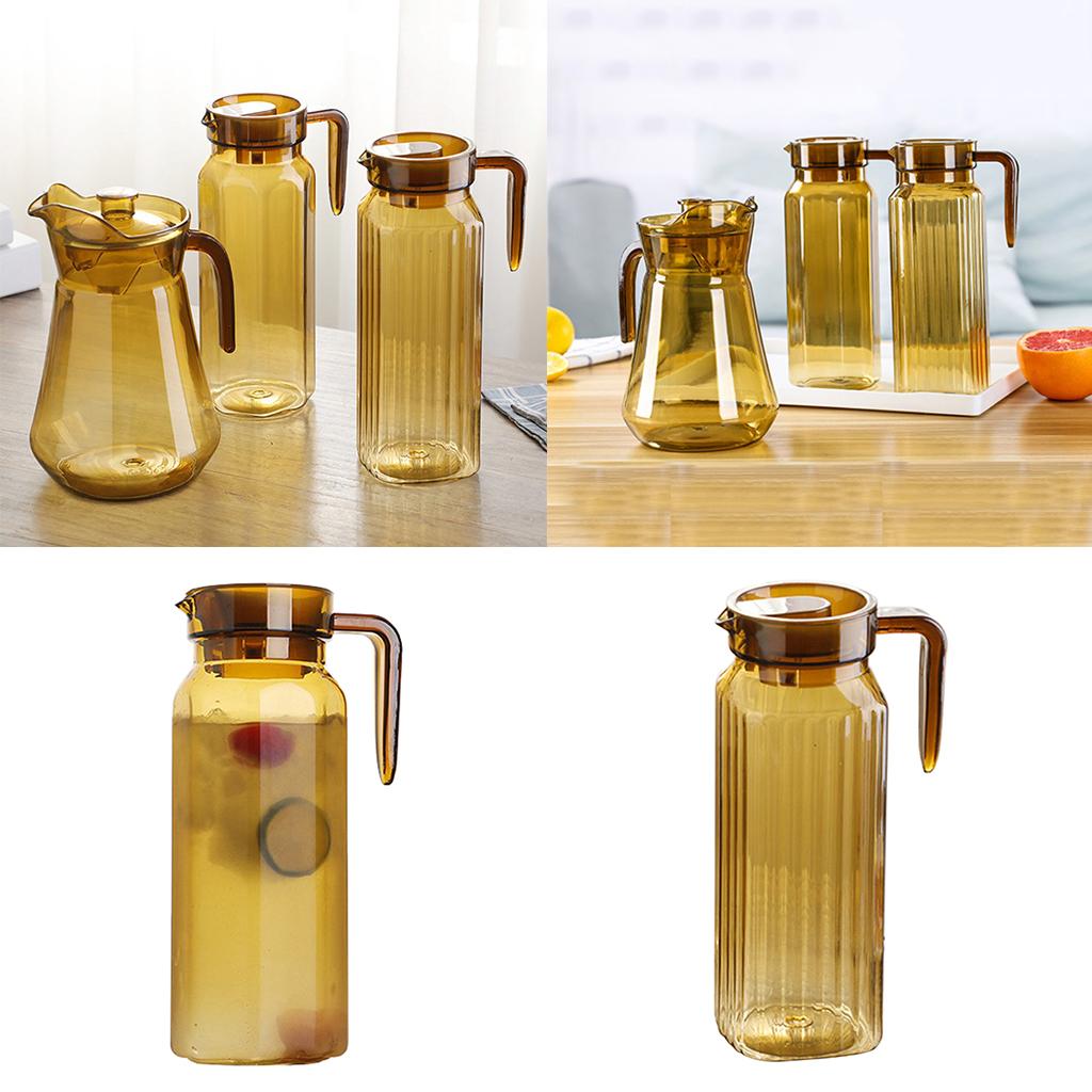 Alternative To Coffee And Tea - Large Acrylic Beverage Jug with Lid