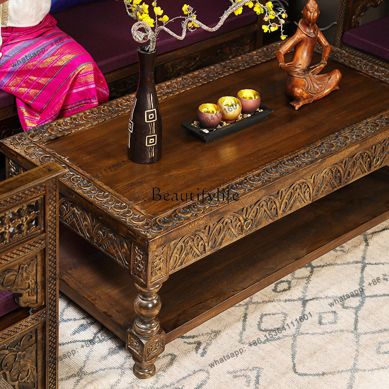 Coffee Tea Thai - D38*South East Asia style solid wood