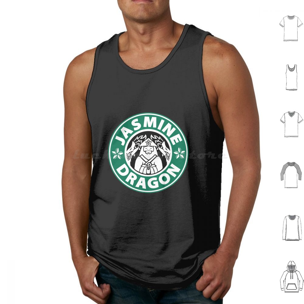 Coffee Jasmine Tea - Jasmine Dragon Tea Shop Tank Tops