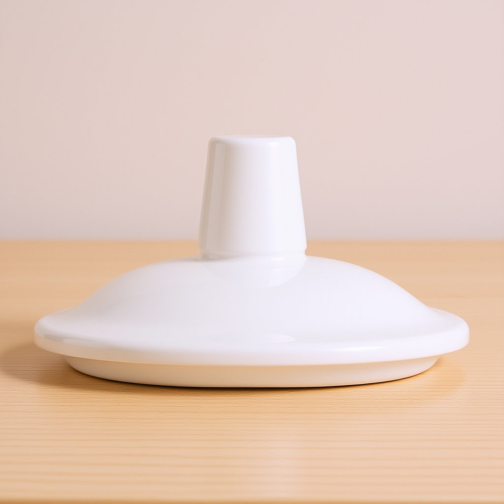 Coffee Tea Replacement - Ceramic Mug Lid White Porcelain Replacement
