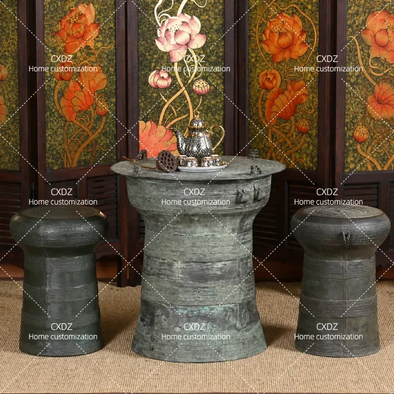 Coffee Tea Thai - Clearance Bronze Balcony Tea Table and