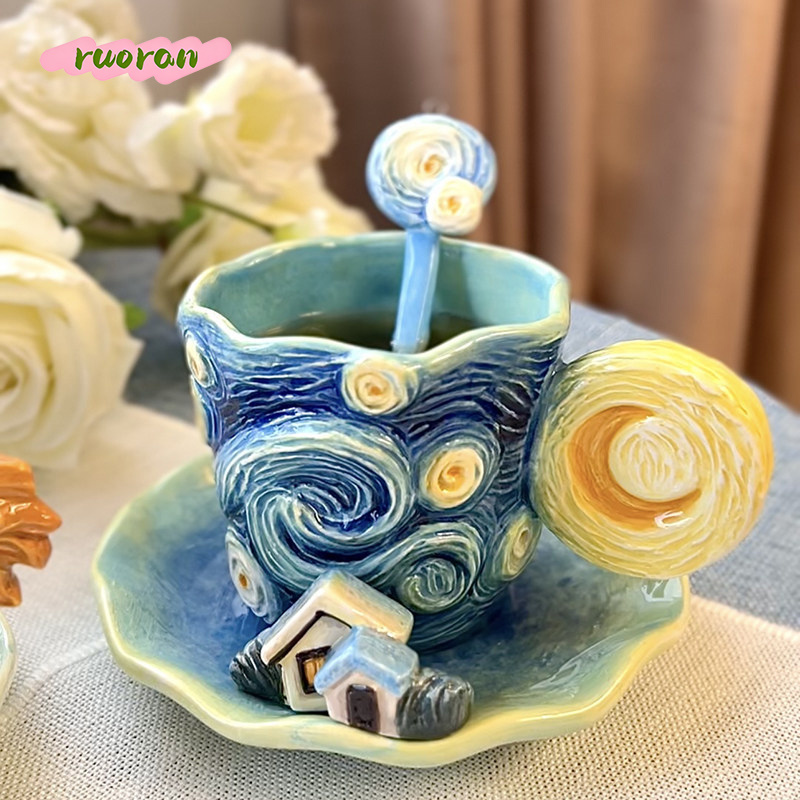 Van Gogh Starry Night Ceramic  - Coffee Tea Van recension och pris