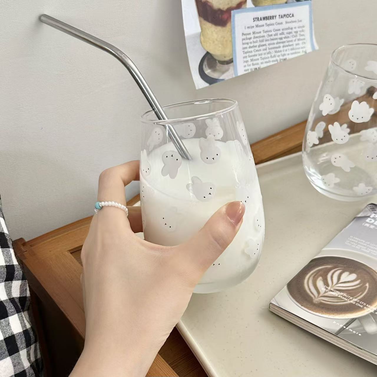 Cute Miffy Rabbit Printed Glas - Coffee Tea & Espresso Appliances recension och pris
