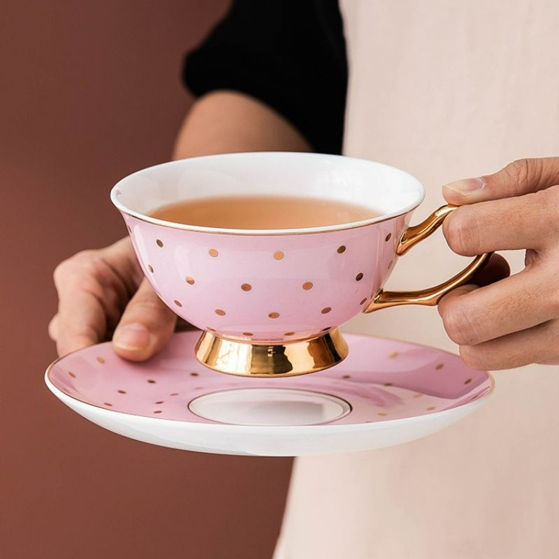 Ceramic Pink Coffee Mugs with  - Coffee Tea Mix recension och pris