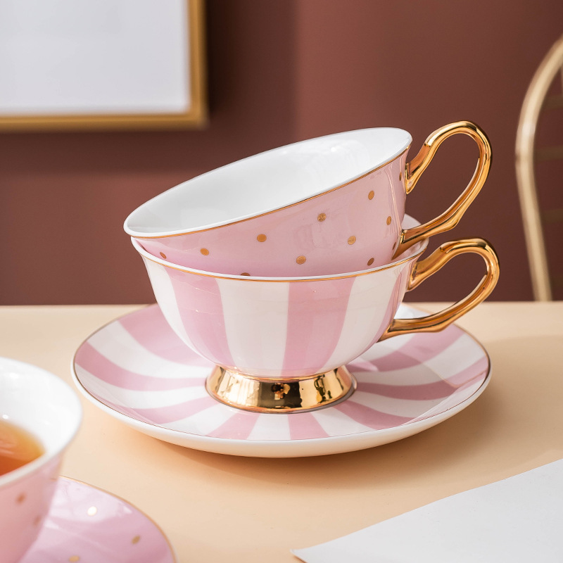 Ceramic Pink Coffee Mugs with  - Coffee Tea Mix recension och pris