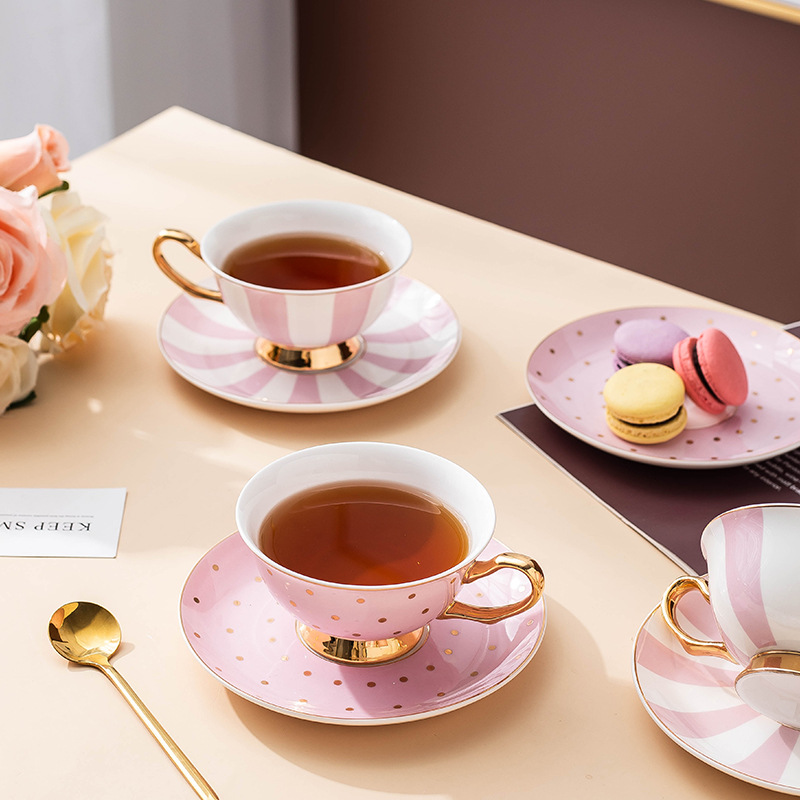 Ceramic Pink Coffee Mugs with  - Coffee Tea Mix recension och pris
