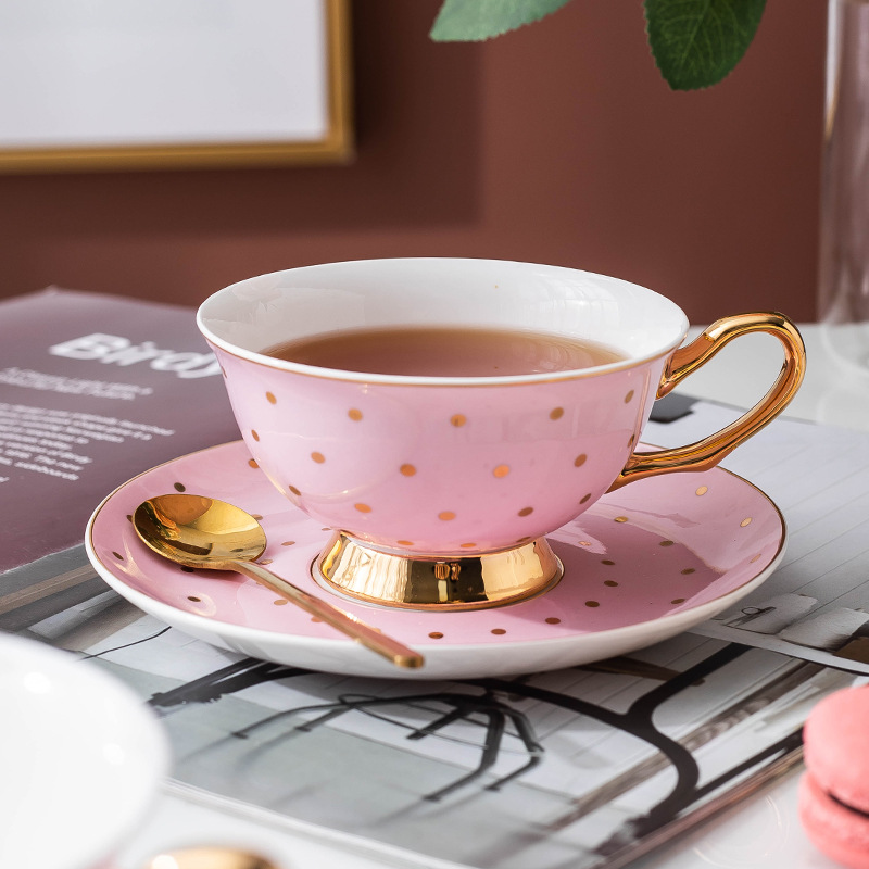 Ceramic Pink Coffee Mugs with  - Coffee Tea Mix recension och pris