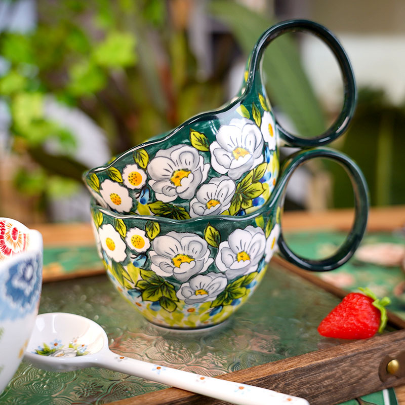 Jasmine Underglaze Ceramic Mug - Coffee Jasmine Tea recension och pris