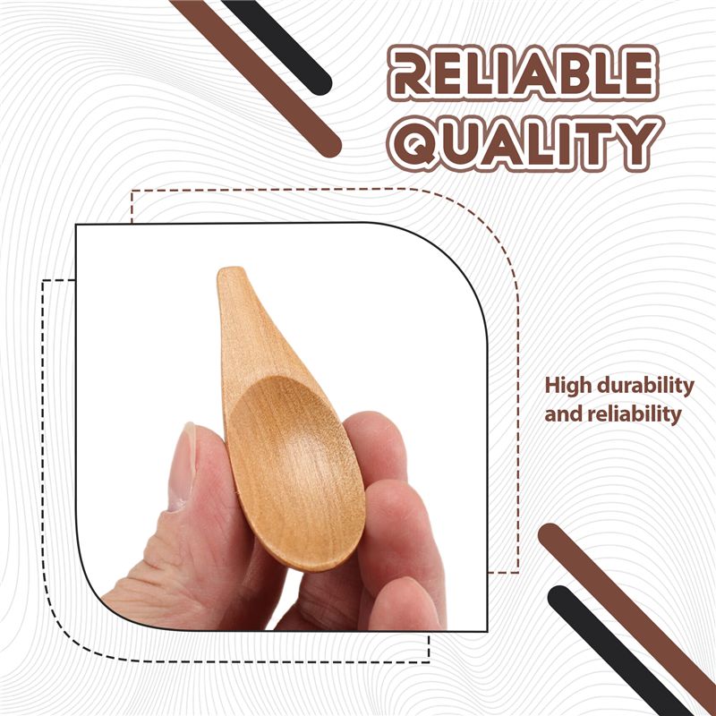B69C 5 Pieces Mini Wooden Spoo - Coffee Tea Etc recension och pris