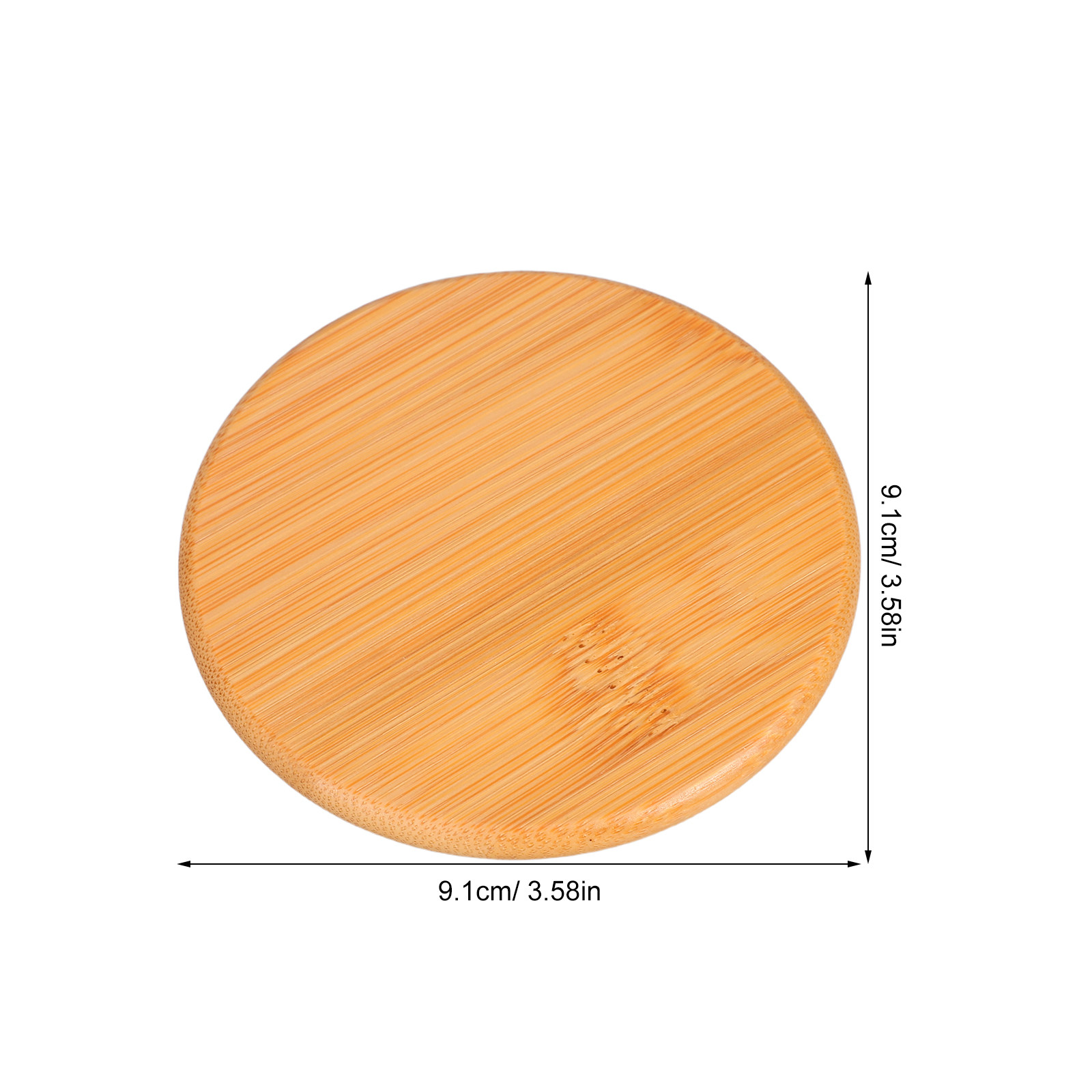 4Pcs Bamboo Cup Lid Round Univ - Coffee Tea Replacement recension och pris