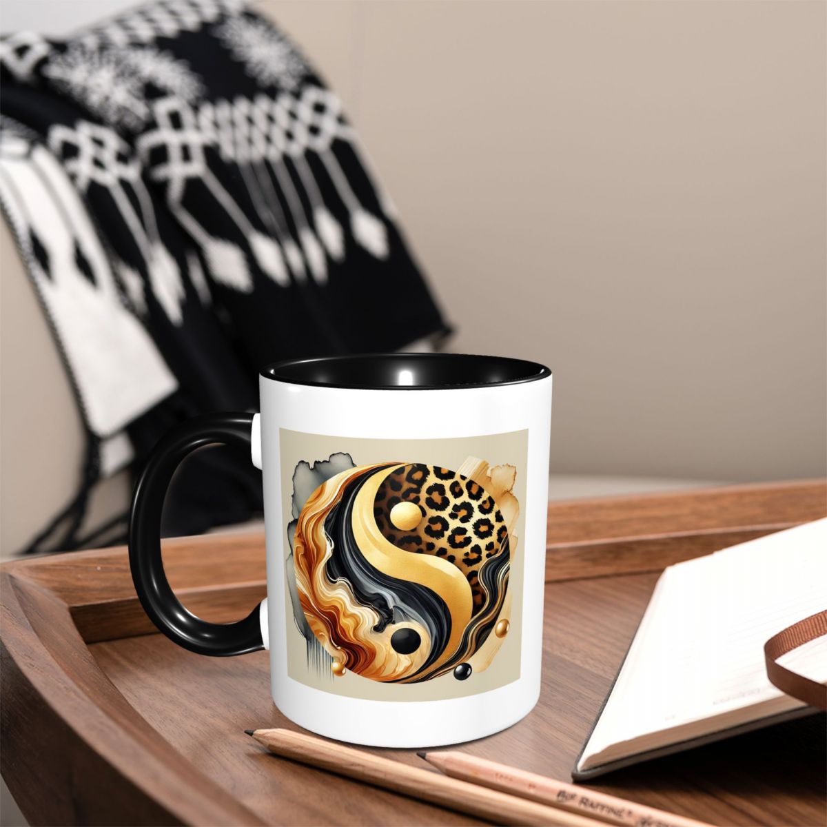 Leopard Yin Yang Luxury Gold M - Coffee Tea Yin Yang recension och pris