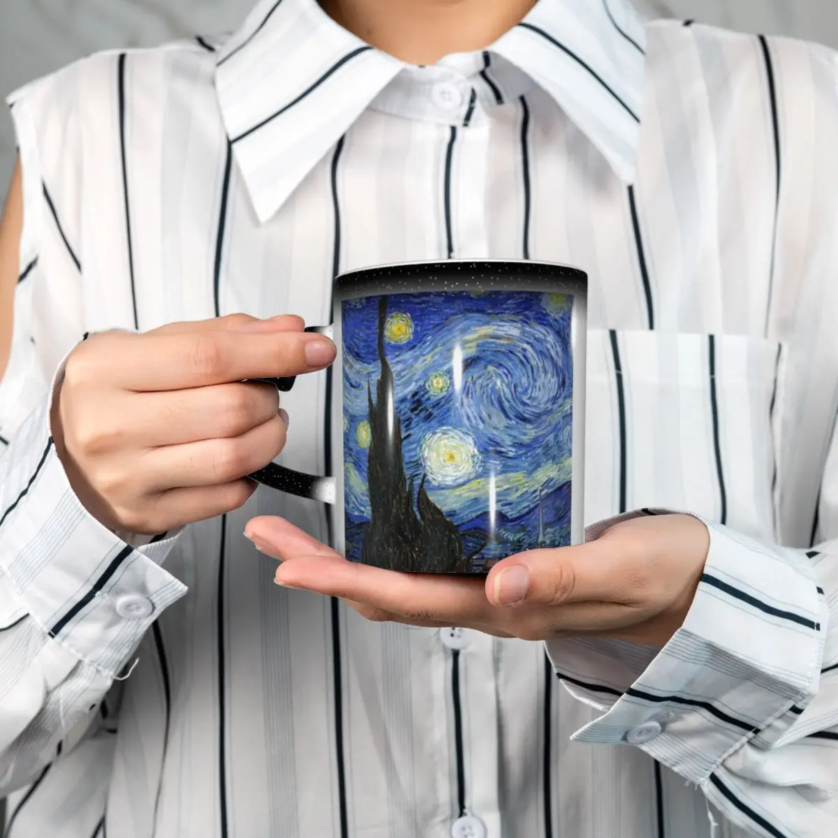 Van Gogh Mug Funny Ceramic Cof - Coffee Tea Van recension och pris