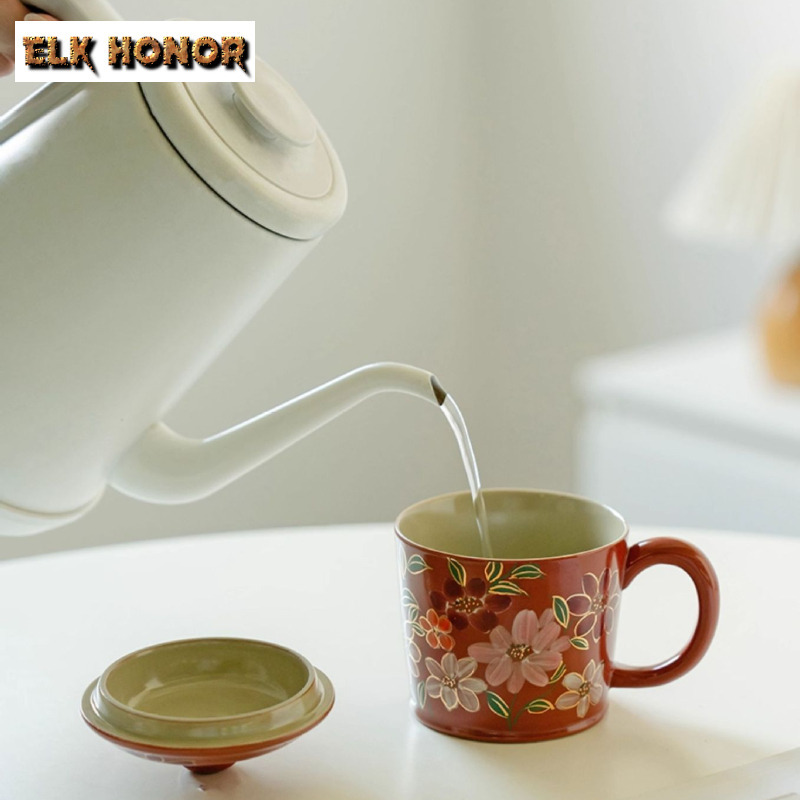 300ml Hand-painted Jasmine Flo - Coffee Jasmine Tea recension och pris