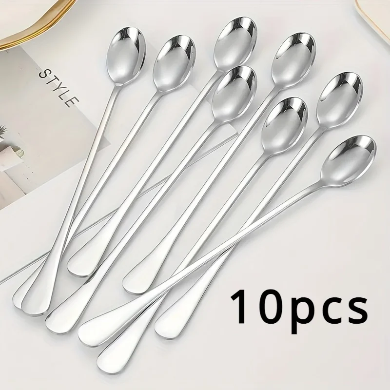 Stainless Steel 1/10pcs Long H - Coffee Tea Mix recension och pris
