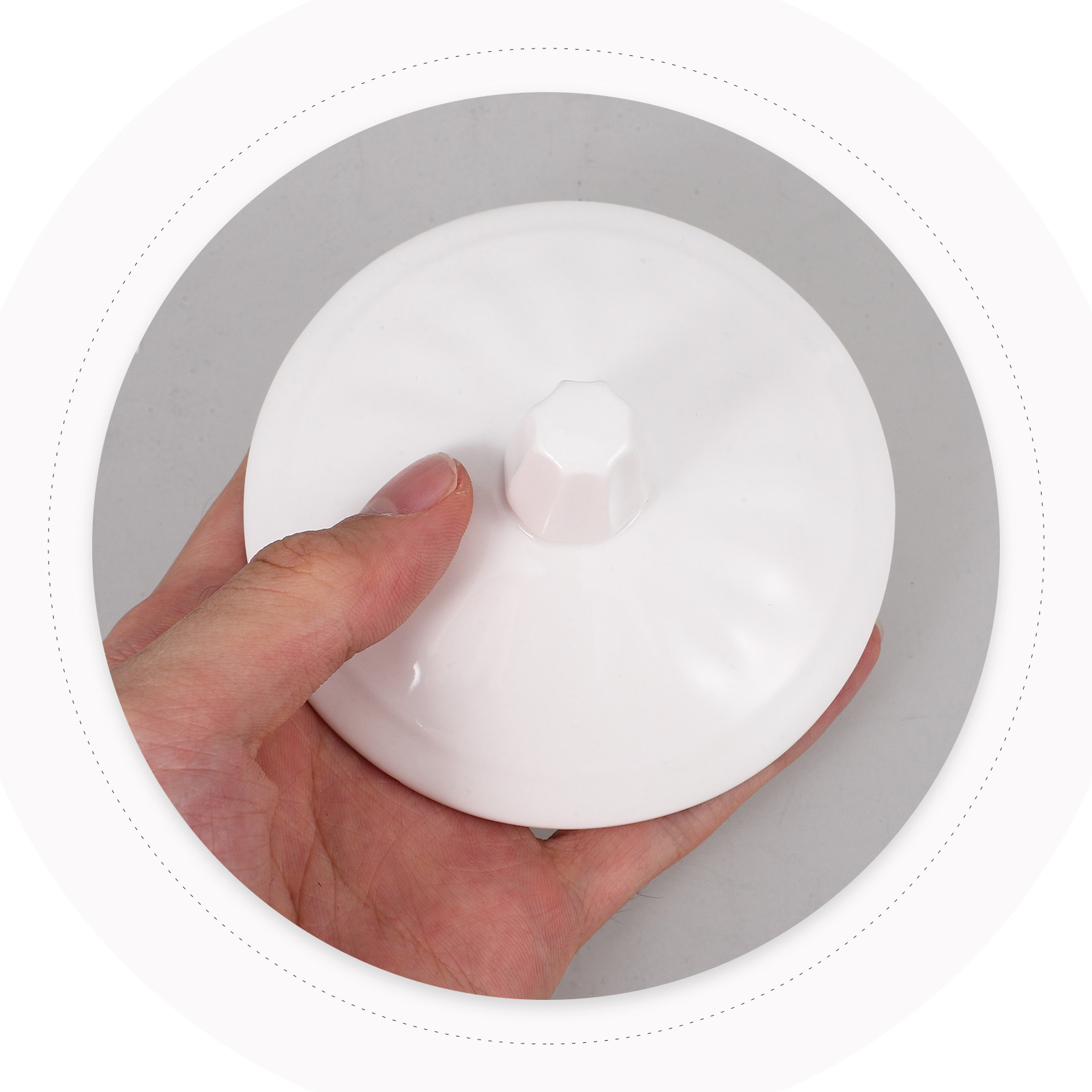 White Porcelain Mug Lid Replac - Coffee Tea Replacement recension och pris