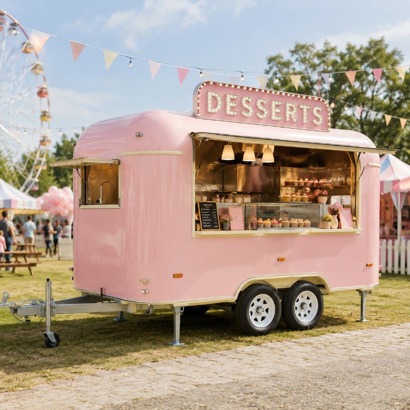 Food Truck Trailer Street Cate - Coffee Tea Van recension och pris