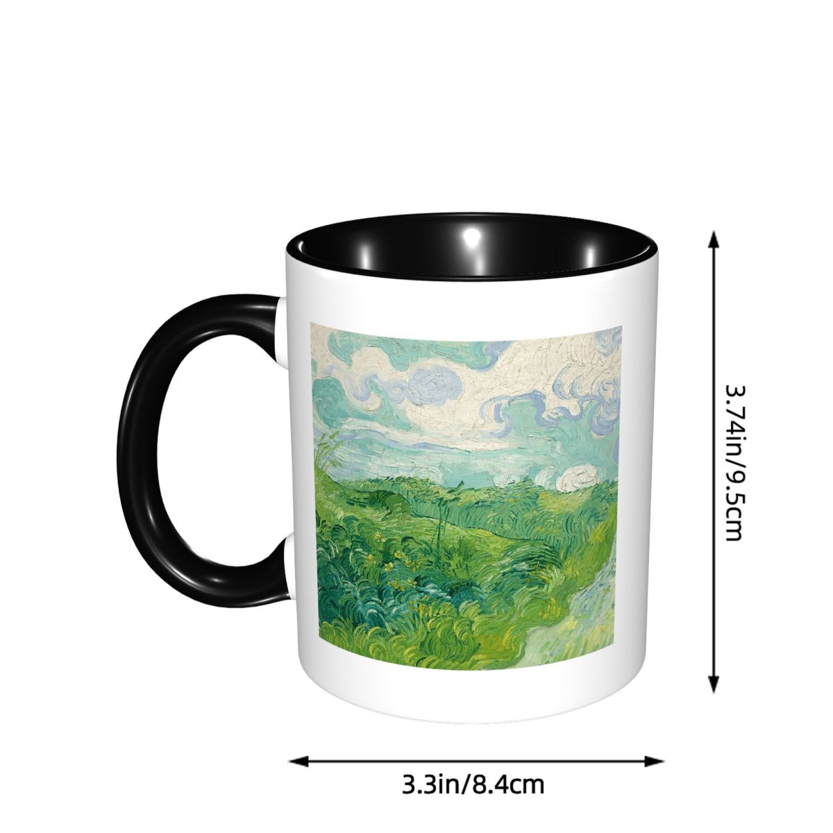 Green Wheat Fields, Auvers, Vi - Coffee Tea Van recension och pris
