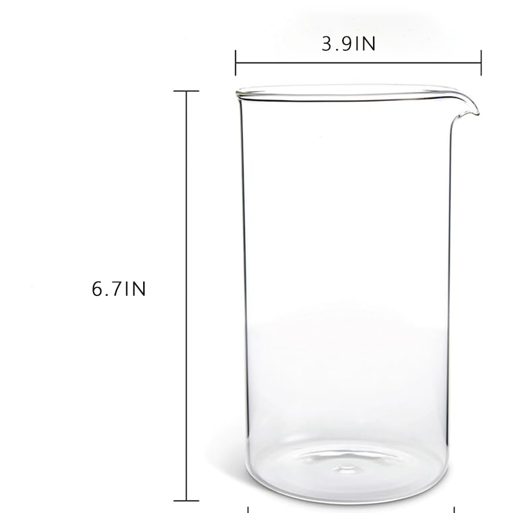 Borosilicate 3.3 Glass Univers - Coffee Tea Replacement recension och pris