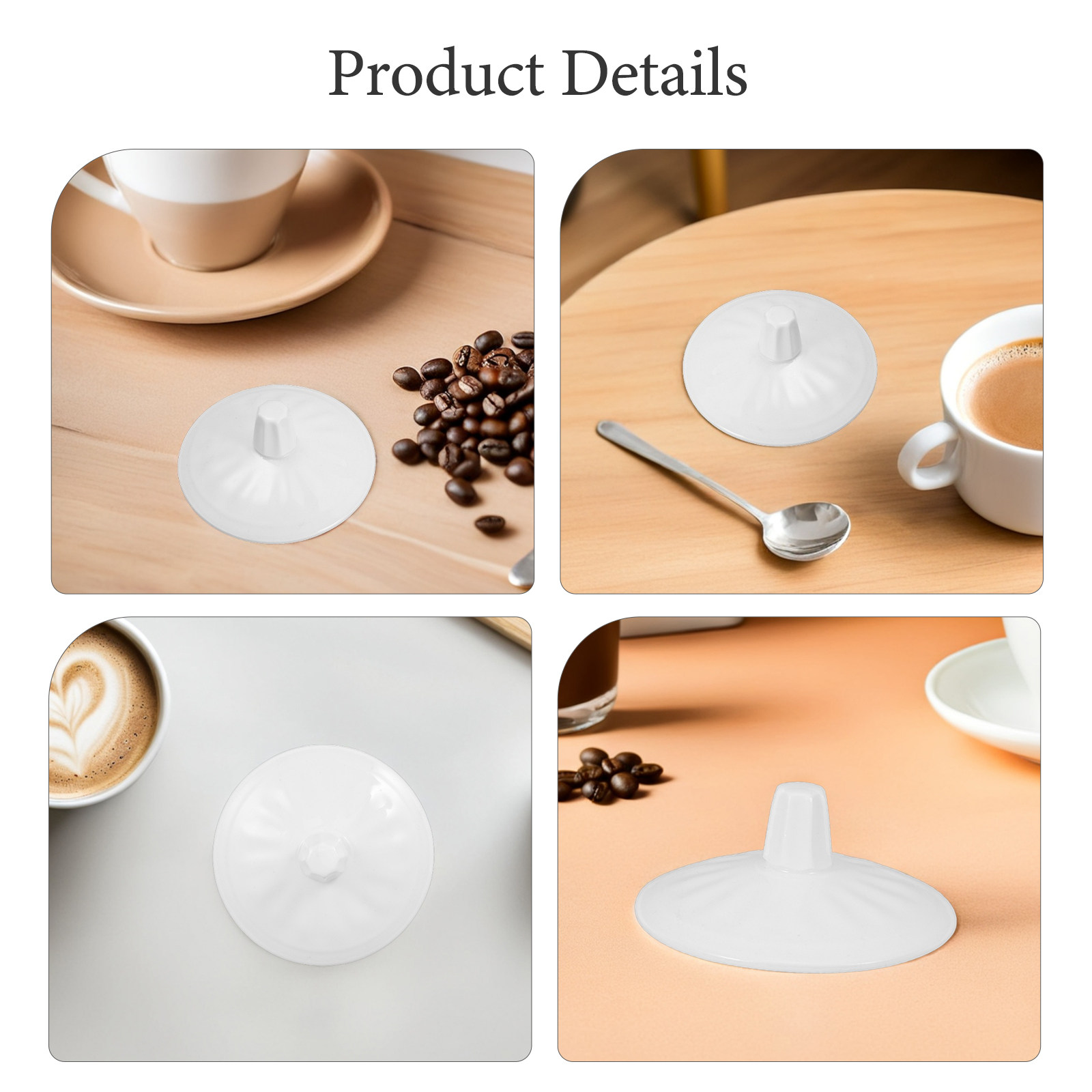 2 Pcs Cup Lid with Handle Cera - Coffee Tea Replacement recension och pris