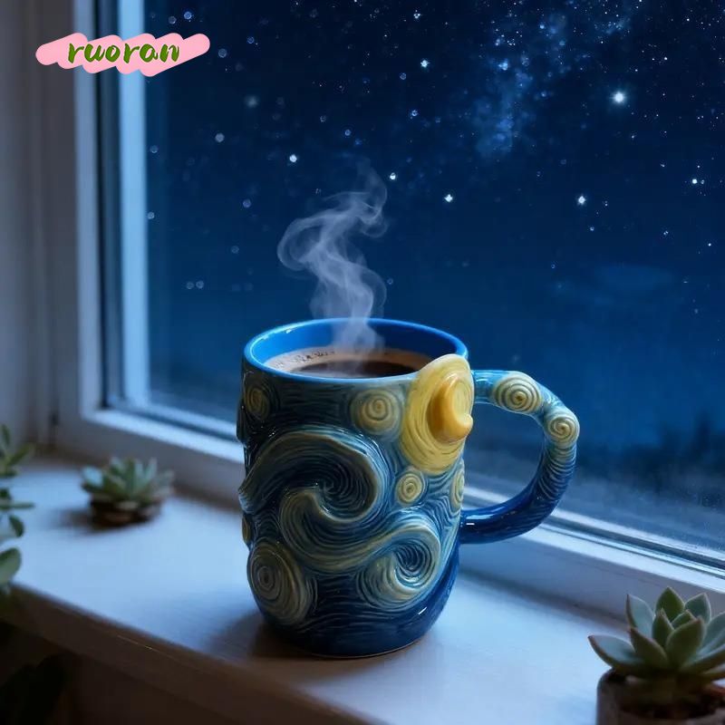 Van Gogh Starry Night Mug Crea - Coffee Tea Van recension och pris