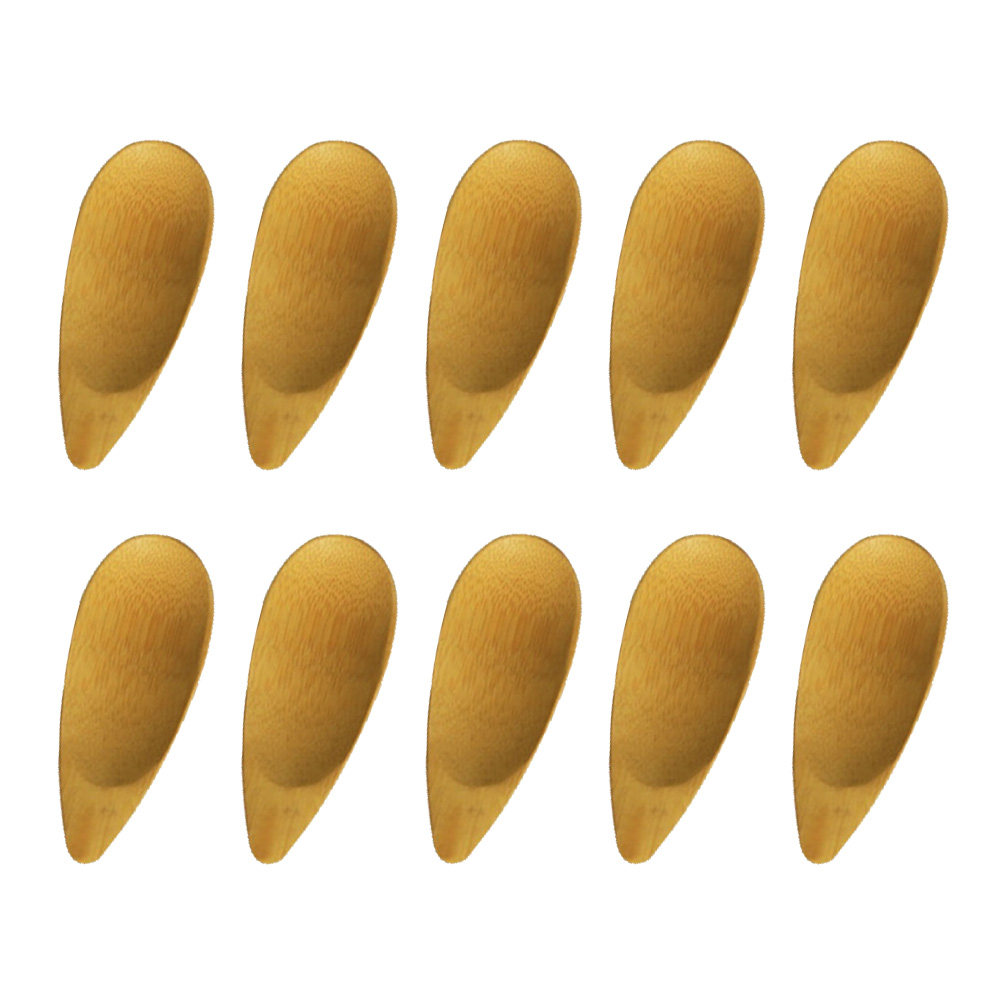 10Pcs Bamboo Tea Spoon Minimal - Alternative To Coffee And Tea recension och pris