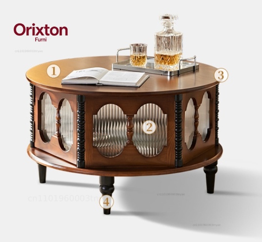 Solid wood coffee table with s - Coffee Tea Etc recension och pris