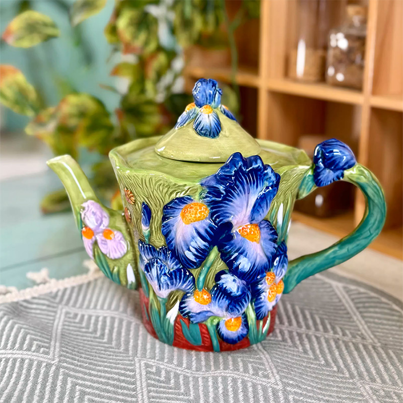 Creative Blue Floral Ceramic C - Coffee Tea Van recension och pris