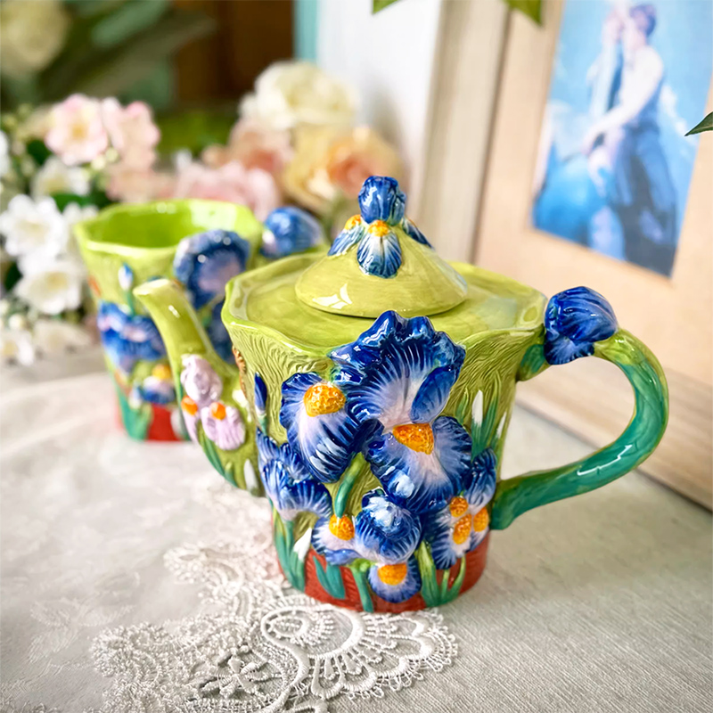 Creative Blue Floral Ceramic C - Coffee Tea Van recension och pris