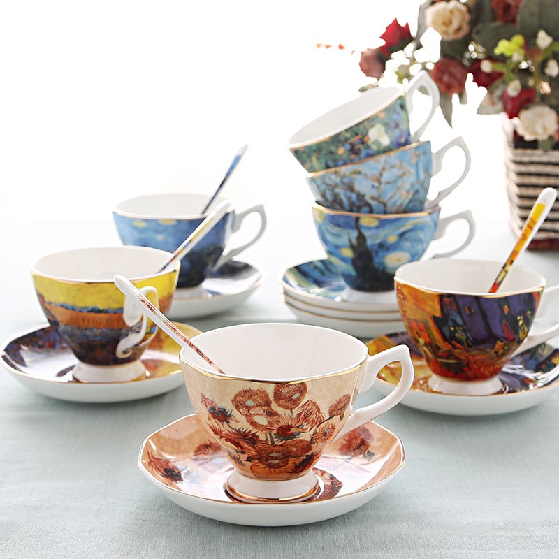 Van Gogh Art Painting Coffee M - Coffee Tea Van recension och pris
